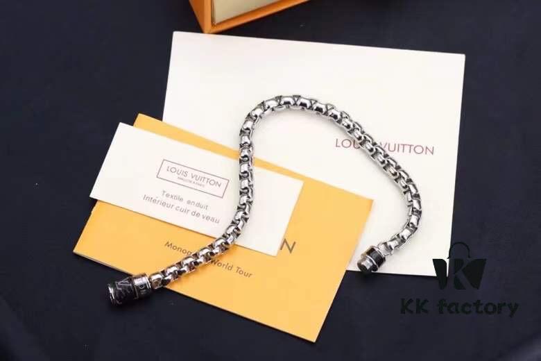 692fcd7299f2d84055c89855 New Arrival💗 Louis Vuitton Monogram Chain Men's Bracelet
