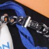692fcd7699f2d84055c89859 Louis Vuitton LV Chain Links Stainless Steel Logo Necklace