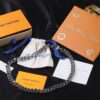 692fcd7799f2d84055c8985b Louis Vuitton LV Chain Links Stainless Steel Logo Necklace