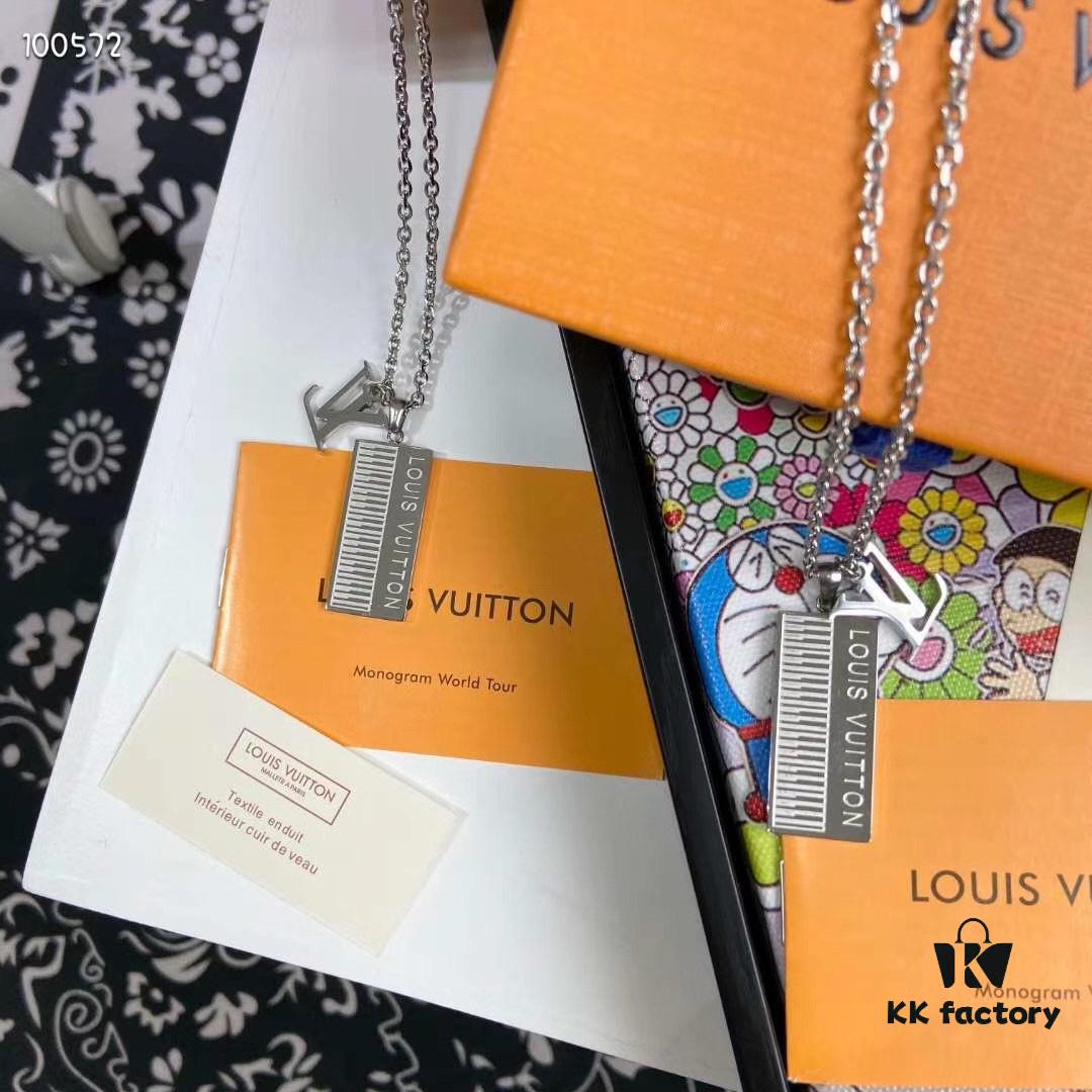 692fcd8a99f2d84055c89877 2020 Newest Louis Vuitton Sound Keyboard Piano Pendant Necklace Unisex Couple's Style with Gift Box Full Packaging