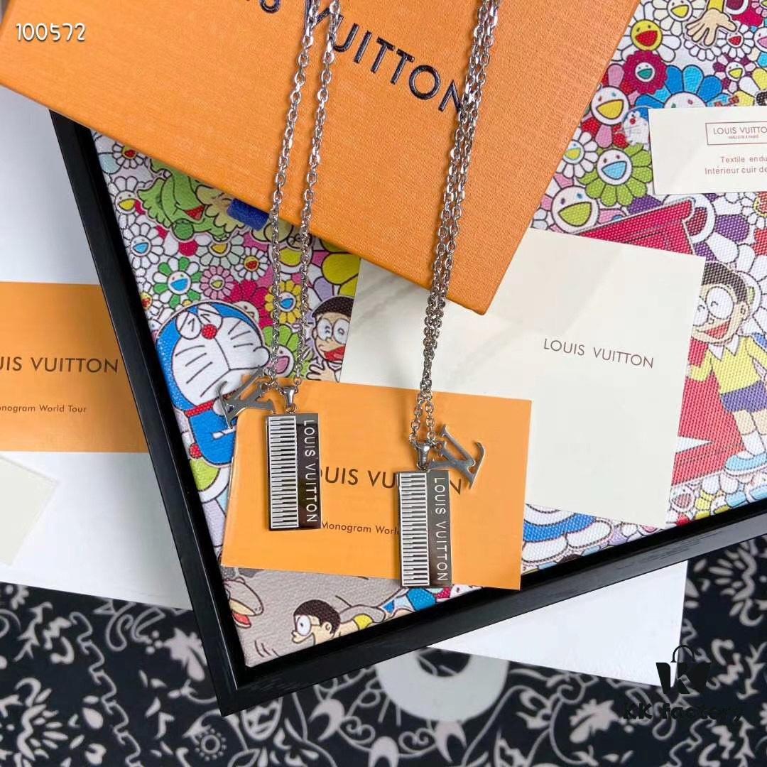 692fcd8a99f2d84055c89879 2020 Newest Louis Vuitton Sound Keyboard Piano Pendant Necklace Unisex Couple's Style with Gift Box Full Packaging