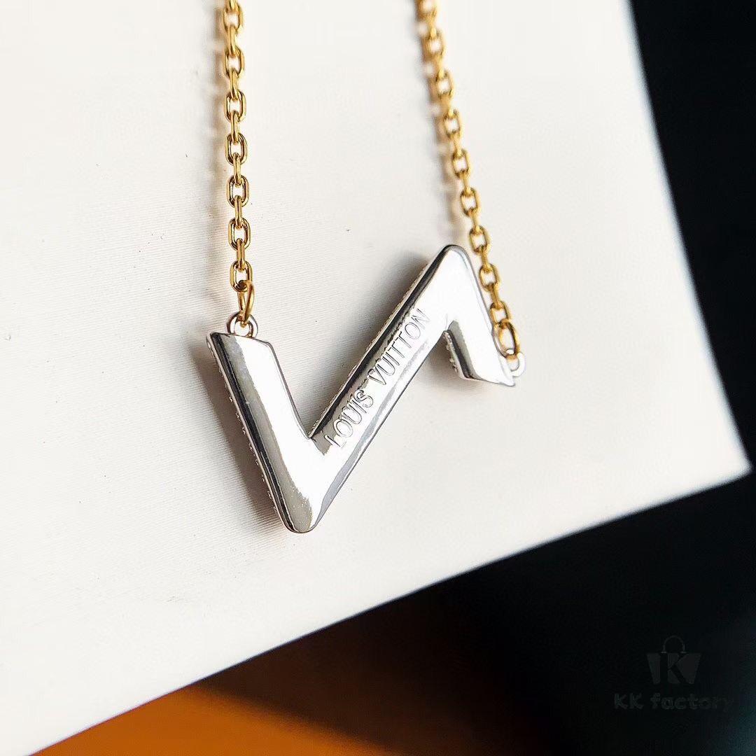 692fcd9499f2d84055c8988e New LV Essential V Necklace, Classic and Iconic LVMH Letter Pendant