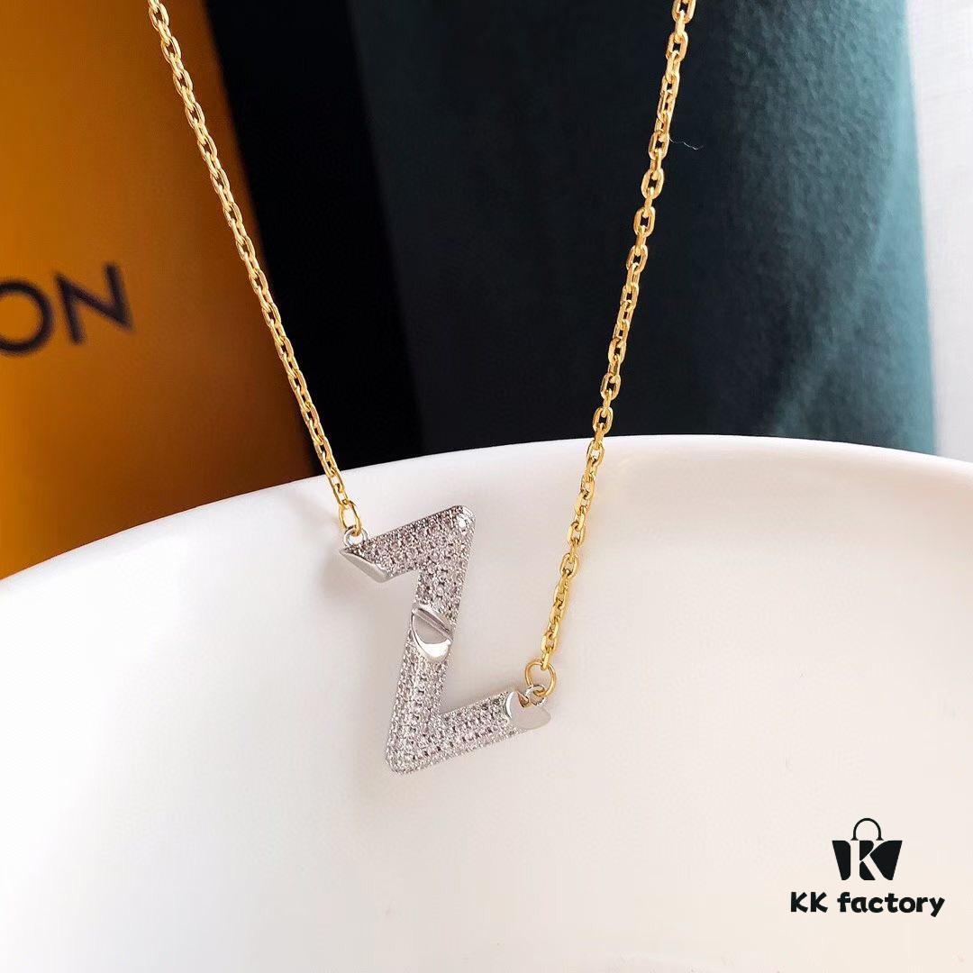 692fcd9699f2d84055c89895 New LV Essential V Necklace, Classic and Iconic LVMH Letter Pendant
