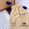 692fcd9e99f2d84055c898a9 Exclusive Channel Item! Hot Sale! New Arrival LV Idylle Blossom Floral Minimalist LV Letter Silver Necklace