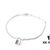 692fcdae99f2d84055c898c7 LV Charity Pure Silver Lock Bracelet Necklace 🔒 Lock Your Heart