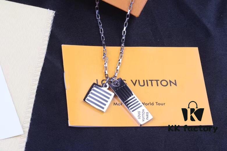 New Men's DAMIER BLACK Necklace