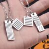 692fcdb699f2d84055c898d4 New Men's DAMIER BLACK Necklace