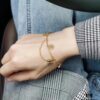 LV Popular Bracelet with Classic Monogram Charm - Hot Online Sensation, Must-Have Summer Accessory