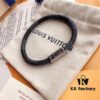 692fcdc999f2d84055c898fc Edison Chen Endorsed 6-Color Genuine Leather LV Bracelet Unisex Versatile Style, Original Order Quality, Comes with Full Authentic LV Packaging, Louis Vuitton Checkered Leather Cuff, Brass Material Matching Retail Version, Magnetic Clasp, Unique Design, Retro and Avant-Garde, Must-Have for Trendy Men and Women