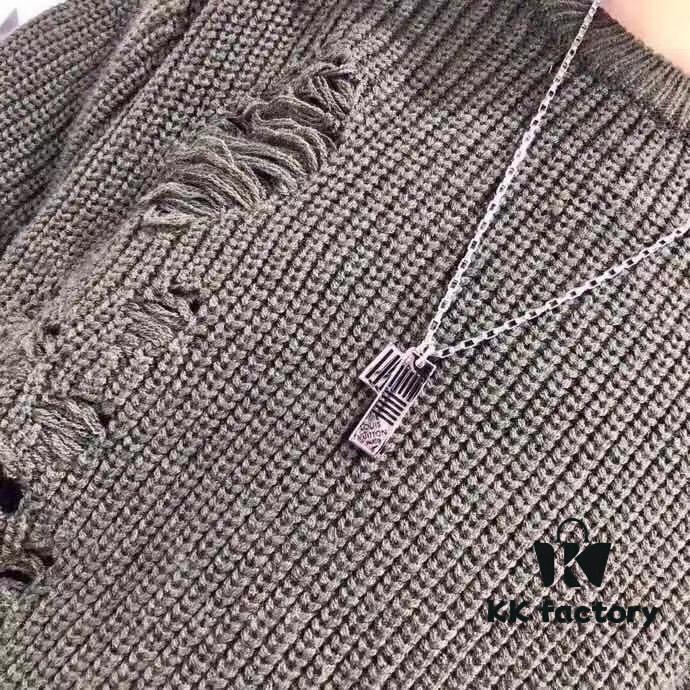 692fcdcd99f2d84055c89907 New Men's DAMIER BLACK Necklace
