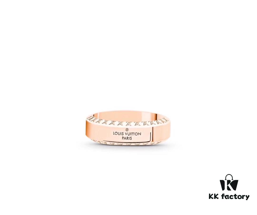 692fcdd299f2d84055c89913 LV Louis Vuitton Letter Ring 💍 Exquisitely Designed, Elegant and Adorable with Delicate Sparkle