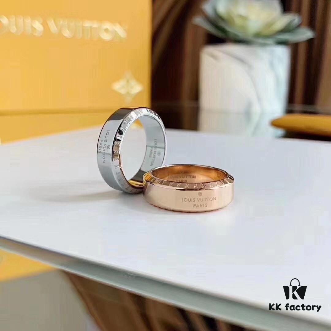 692fcdd299f2d84055c89914 LV Louis Vuitton Letter Ring 💍 Exquisitely Designed, Elegant and Adorable with Delicate Sparkle