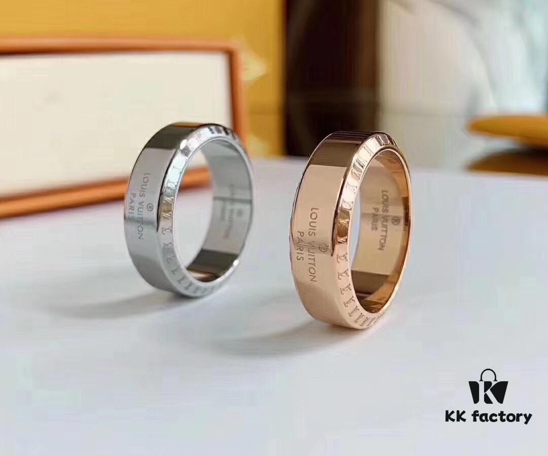 692fcdd399f2d84055c89915 LV Louis Vuitton Letter Ring 💍 Exquisitely Designed, Elegant and Adorable with Delicate Sparkle