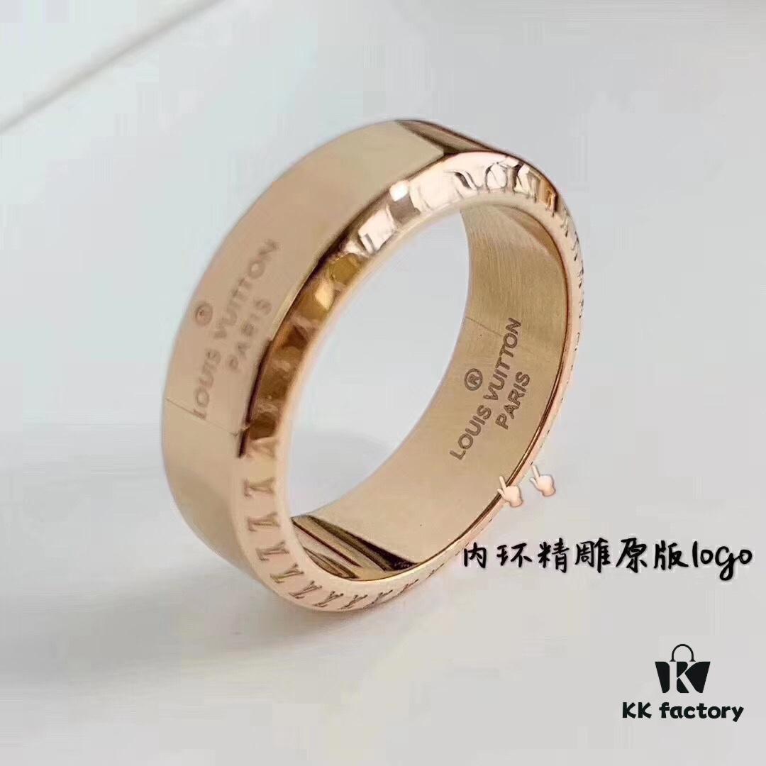692fcdd399f2d84055c89916 LV Louis Vuitton Letter Ring 💍 Exquisitely Designed, Elegant and Adorable with Delicate Sparkle
