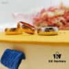 692fcdd499f2d84055c89917 High-Quality Replica Louis Vuitton LV Flower and Logo Letter Stamped Couple Ring Unisex