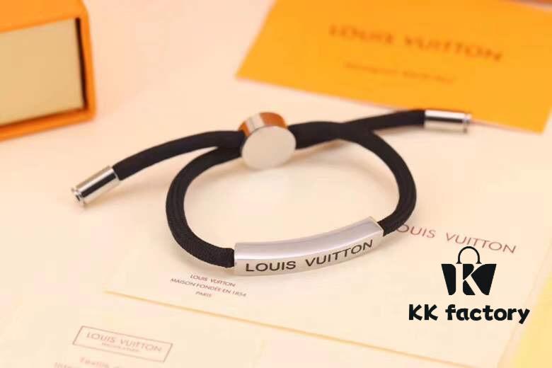 692fcdd699f2d84055c8991f Louis Vuitton LV SPACE Black Couple Bracelet