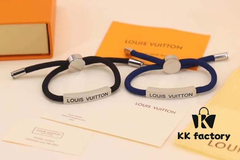 692fcdd699f2d84055c89921 Louis Vuitton LV SPACE Black Couple Bracelet