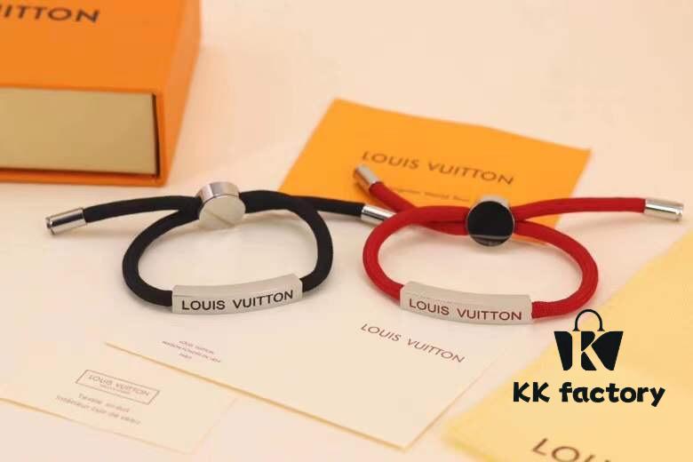 692fcdd699f2d84055c89922 Louis Vuitton LV SPACE Black Couple Bracelet