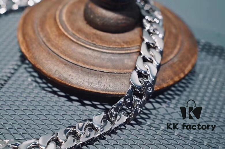 LV Cuban Silver Necklace