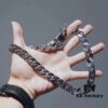 LV Cuban Silver Necklace