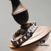 LV Cuban Silver Bracelet