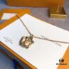 692fce2299f2d84055c899bf LV Circle Pendant Suspends Gracefully Within Interwoven Lines of the Exquisitely Crafted Metal Chain, Infusing the Garden Louise Long Necklace with Artistic Elegance