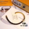 Bicolor Hidden Clasp Pure LV Simple Tour Bracelet