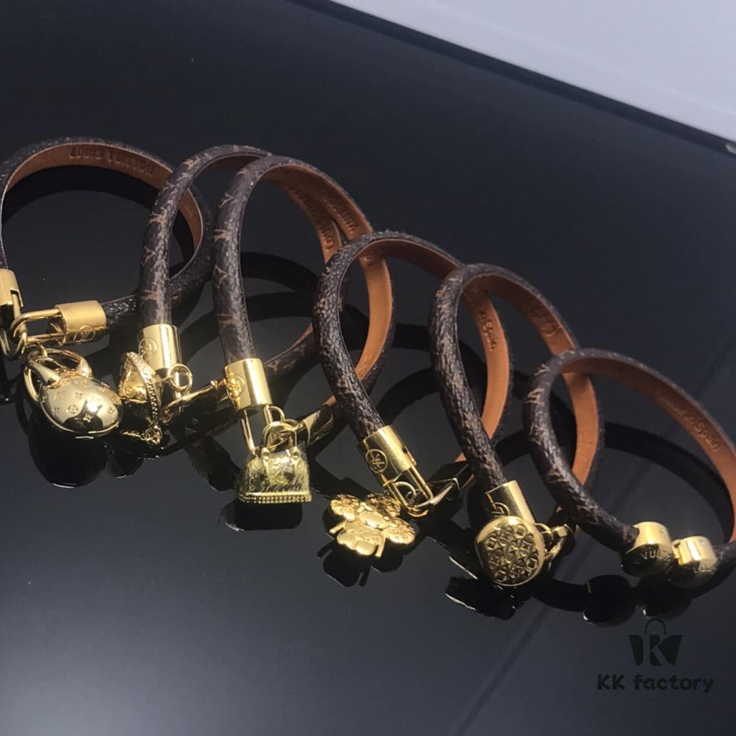 LV Bracelet Leather Cord Collection