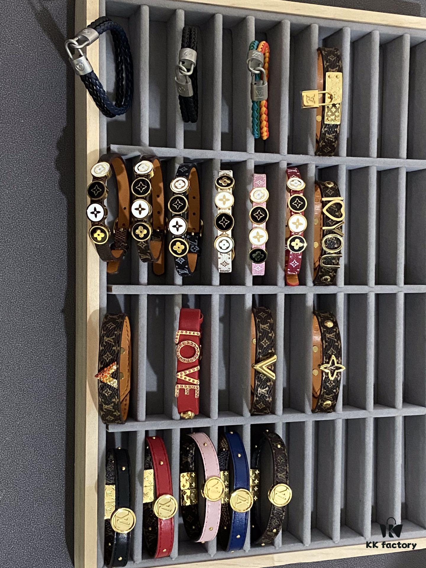 LV Bracelet Leather Cord Collection