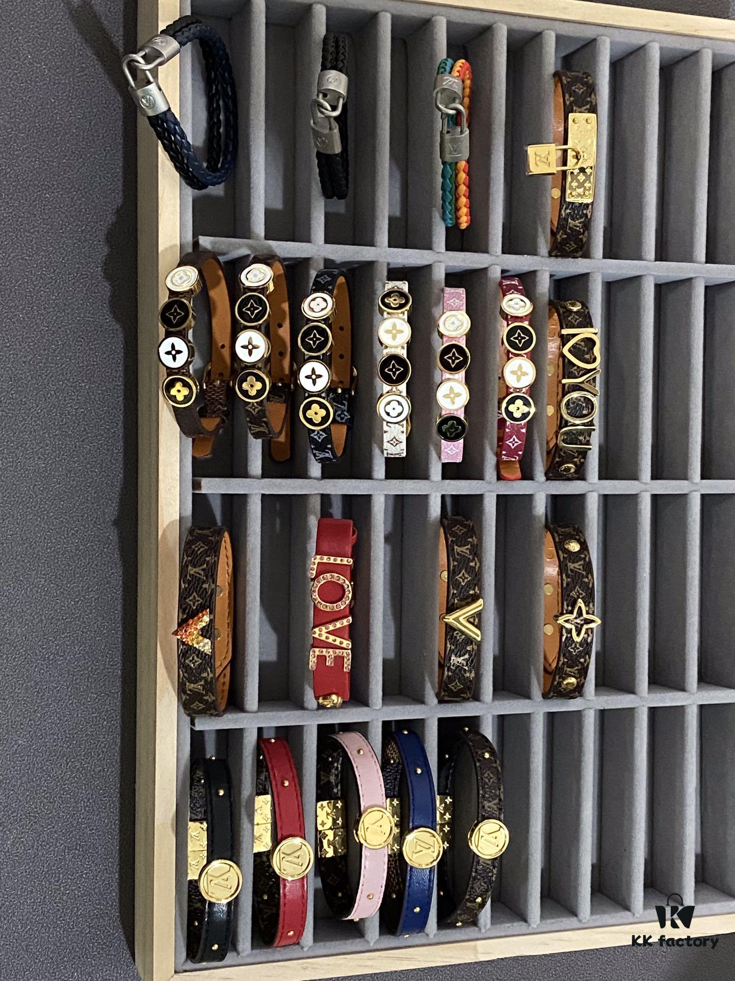 LV Bracelet Leather Cord Collection