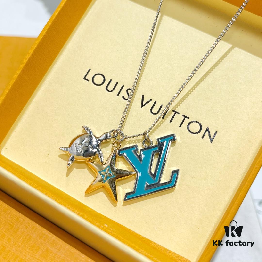 692fce3799f2d84055c899df ❗️New Arrival❗️☀Louis Vuitton Three-in-One Turtle Star Letter Necklace