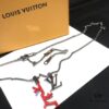 692fce4d99f2d84055c899fc Louis Vuitton LV Pendant Necklace with Red Coral and Logo, Couples Style, One-to-One Craftsmanship