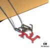 692fce4f99f2d84055c899fd Louis Vuitton LV Pendant Necklace with Red Coral and Logo, Couples Style, One-to-One Craftsmanship