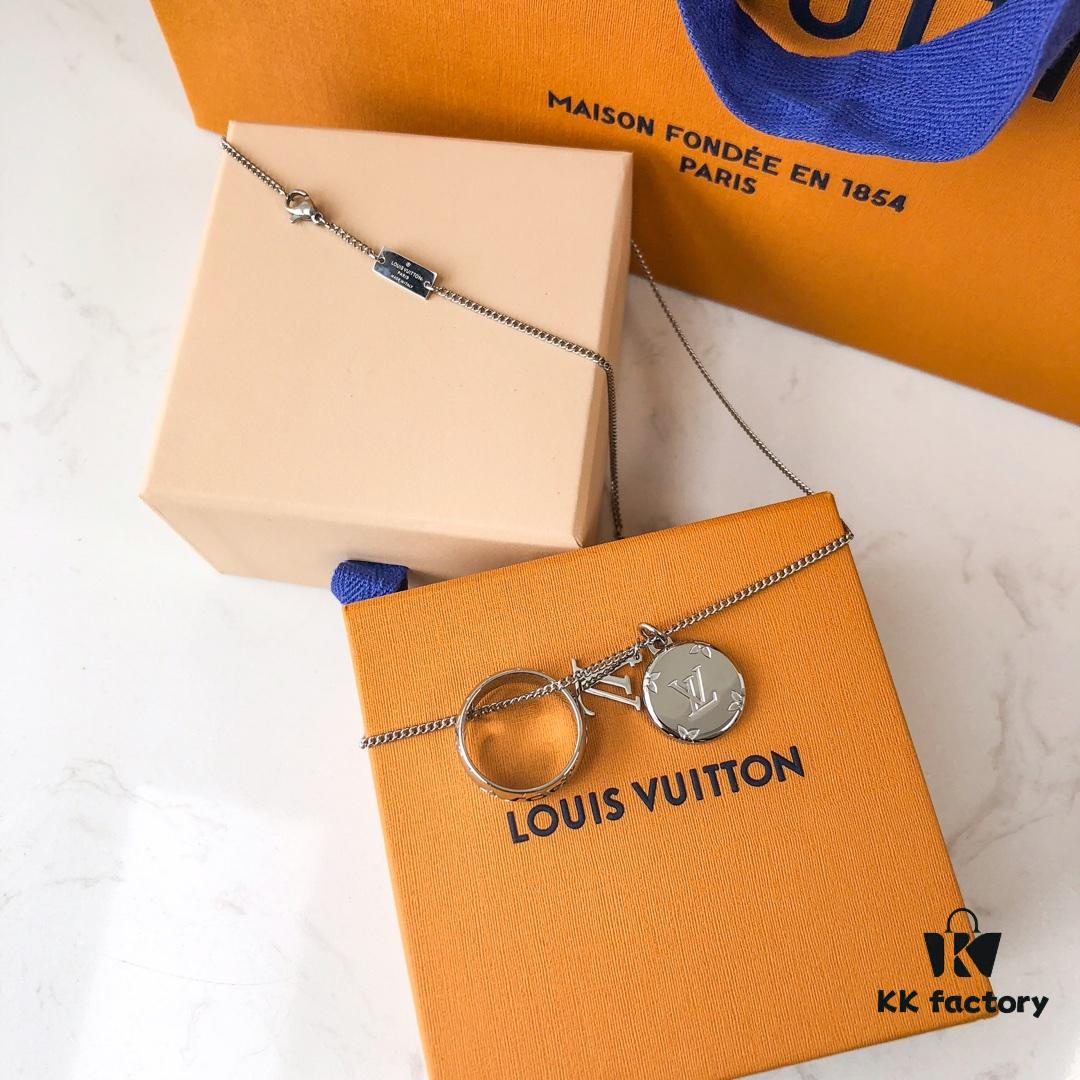692fce6399f2d84055c89a1a Exclusive In-Stock! Authentic Louis Vuitton New Monogram Pendant Necklace