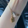 692fce6999f2d84055c89a28 Same Style as Zhong Chuxi's - Must Buy, Keep One for Yourself - LV Classic Two-Tone Pendant Necklace and Bracelet Set