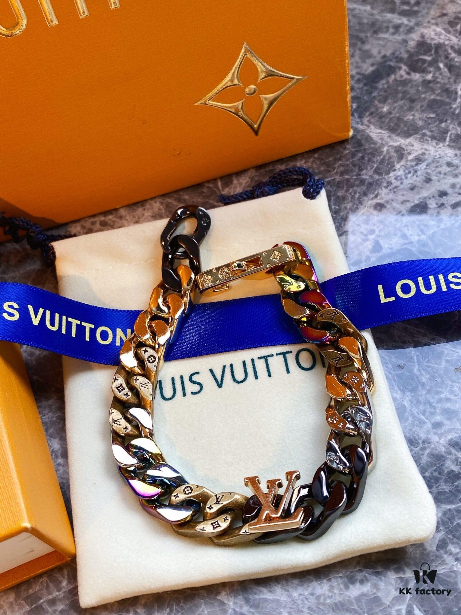 692fce7399f2d84055c89a3b Lv New Cuban Bracelet, Very Novel Design in Candy Colors, Beautiful and Universally Flattering, Excellent Craftsmanship, Essentially Handmade, Perfect for Anyone, Adjustable up to 22 Inches