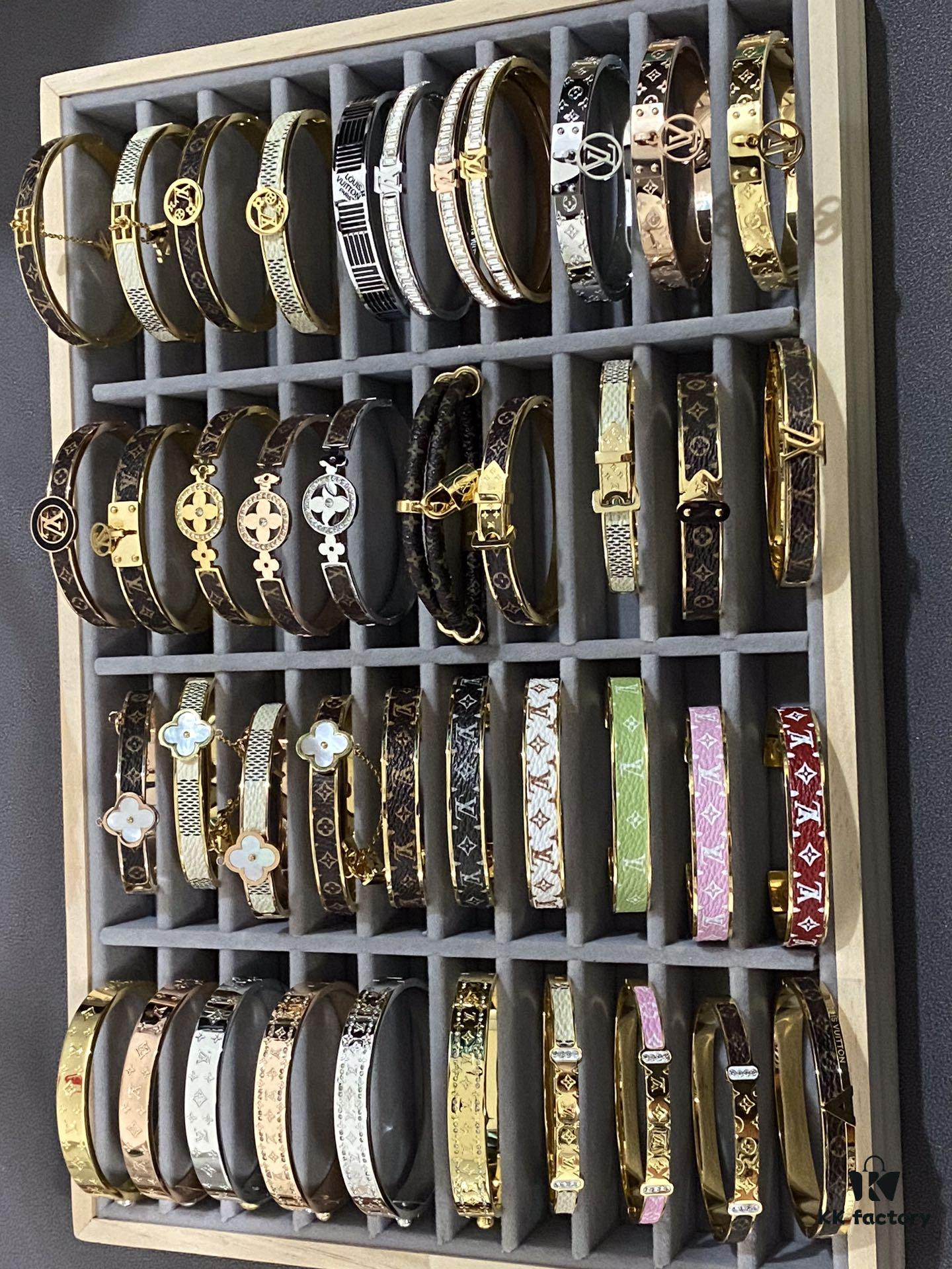 LV Bracelet Leather Cord Collection