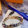 692fce7699f2d84055c89a41 Lv New Cuban Bracelet, Very Novel Design in Candy Colors, Beautiful and Universally Flattering, Excellent Craftsmanship, Essentially Handmade, Perfect for Anyone, Adjustable up to 22 Inches