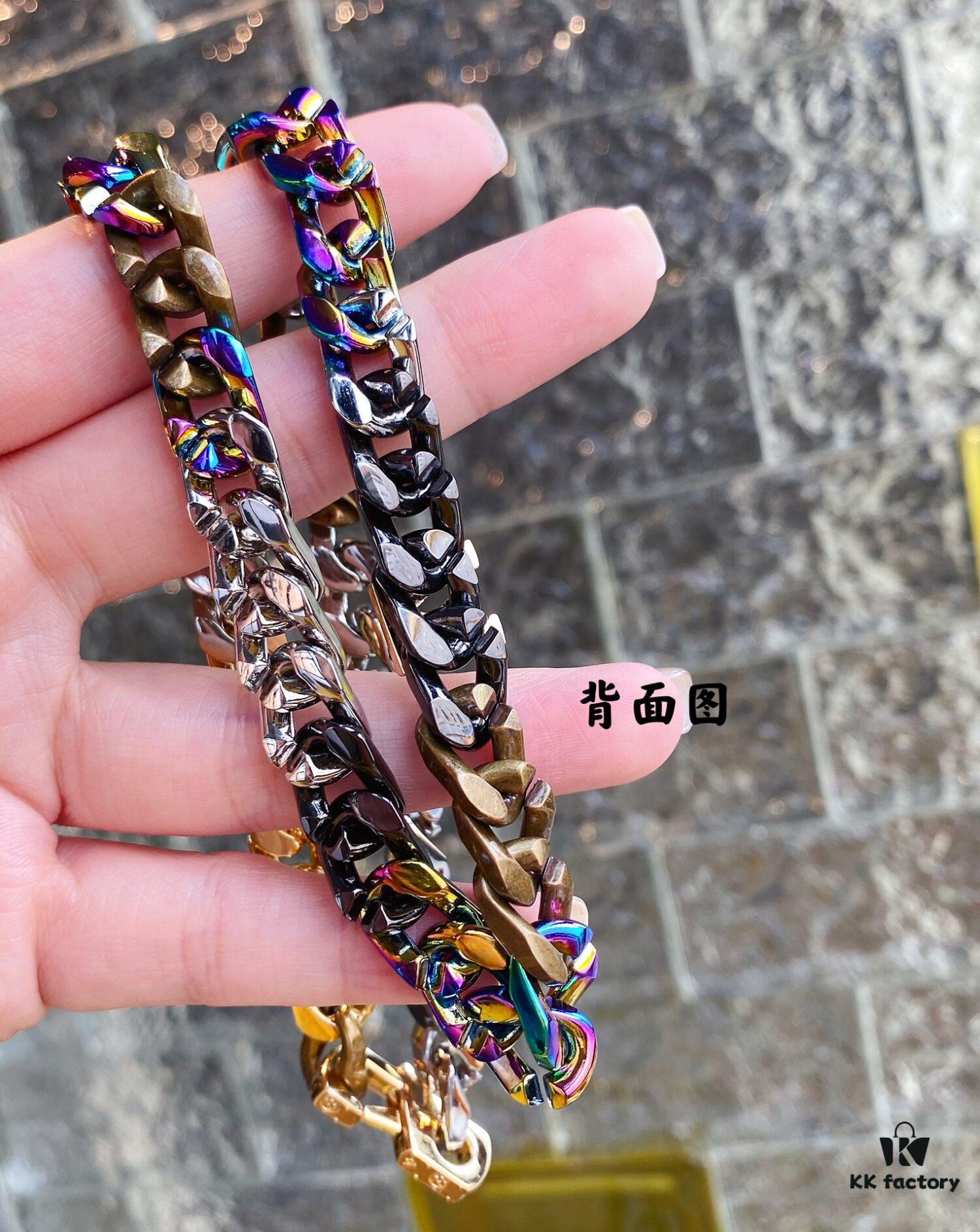 692fce7a99f2d84055c89a48 Lv New Cuban Necklace, Candy Colors, 48cm Length