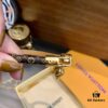 LV Leather Strap Bracelet with Backpack Pendant
