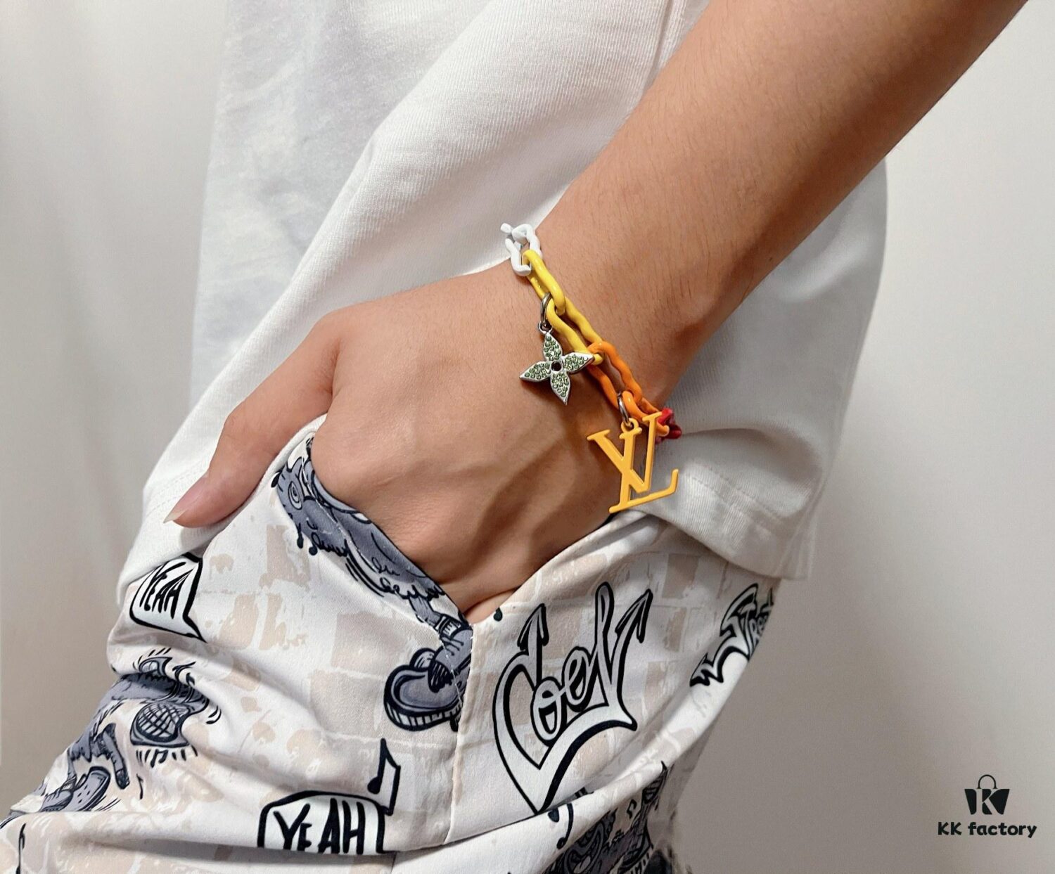 Men's Quenching Series Rainbow Bracelet Necklace
