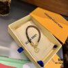 692fce9499f2d84055c89a78 LV Leather Cord Bracelet with Letter Pendant