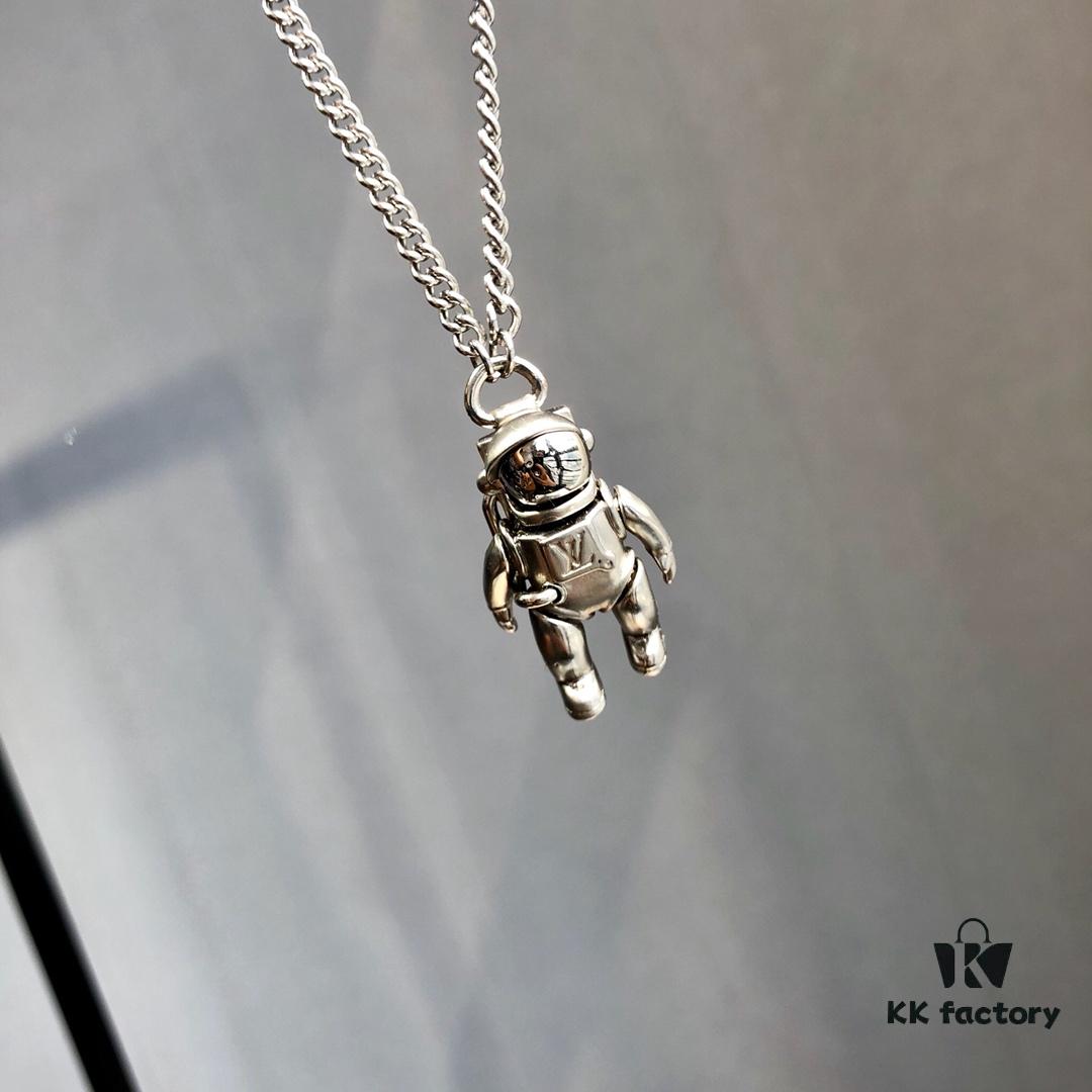 LV Astronaut Necklace