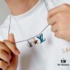 692fce9d99f2d84055c89a88 Original Order Level LV New Enamel Turtle Necklace, Authentic Logo LV Necklace for Men, Multi-Pendant Blue LV Letter Necklace 8755095