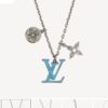 692fcea199f2d84055c89a90 Louis Vuitton Unisex Pendant Chain LV Turquoise Necklace (High-Replica Version, Comparable to Authentic, Synchronized with Boutique Release)