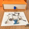 692fcea499f2d84055c89a95 Louis Vuitton Unisex Pendant Chain LV Turquoise Necklace (High-Replica Version, Comparable to Authentic, Synchronized with Boutique Release)