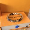 Louis Vuitton CHAIN LINKS PATCHES Enamel Inlaid Cuban Link Bracelet (High-Replica Version, Comparable to Authentic) - Same as Boutique Release, Worn by Cecilia Chung, Can Be Paired as Couple's Bracelet