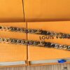 Louis Vuitton CHAIN LINKS PATCHES Enamel Inlaid Cuban Link Bracelet (High-Replica Version, Comparable to Authentic) - Same as Boutique Release, Worn by Cecilia Chung, Can Be Paired as Couple's Bracelet