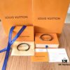 692fceb099f2d84055c89aab Louis Vuitton CONFIDENTIAL Unisex Monogram Long Buckle Leather Rope Bracelet (High-End Proxy Version, Comparable to Authentic)