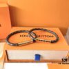 692fceb199f2d84055c89aac Louis Vuitton CONFIDENTIAL Unisex Monogram Long Buckle Leather Rope Bracelet (High-End Proxy Version, Comparable to Authentic)